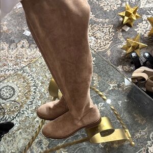 Women's Tan Suede Boots